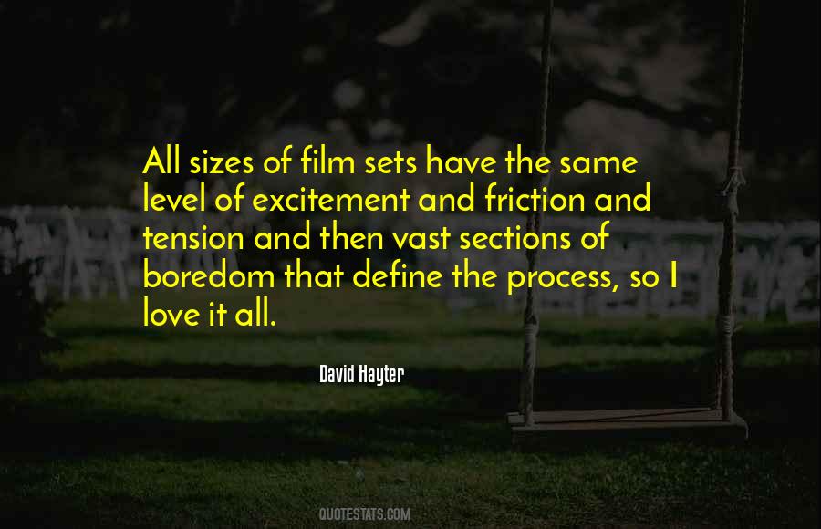 Quotes About Film Sets #1438218