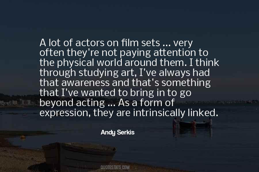 Quotes About Film Sets #1514601