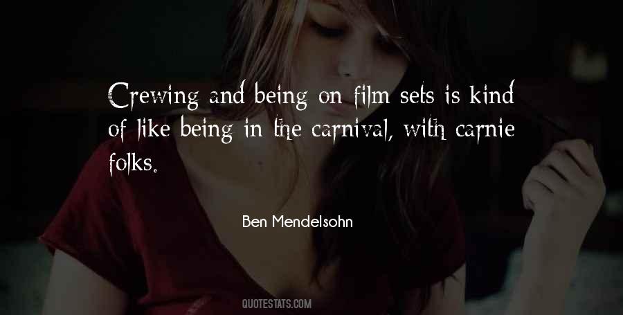 Quotes About Film Sets #168285
