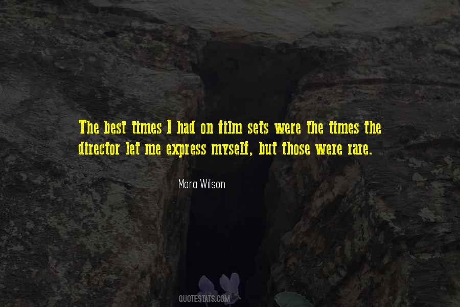 Quotes About Film Sets #655494