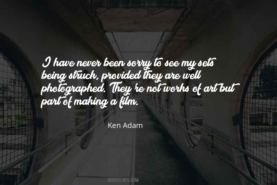 Quotes About Film Sets #872153