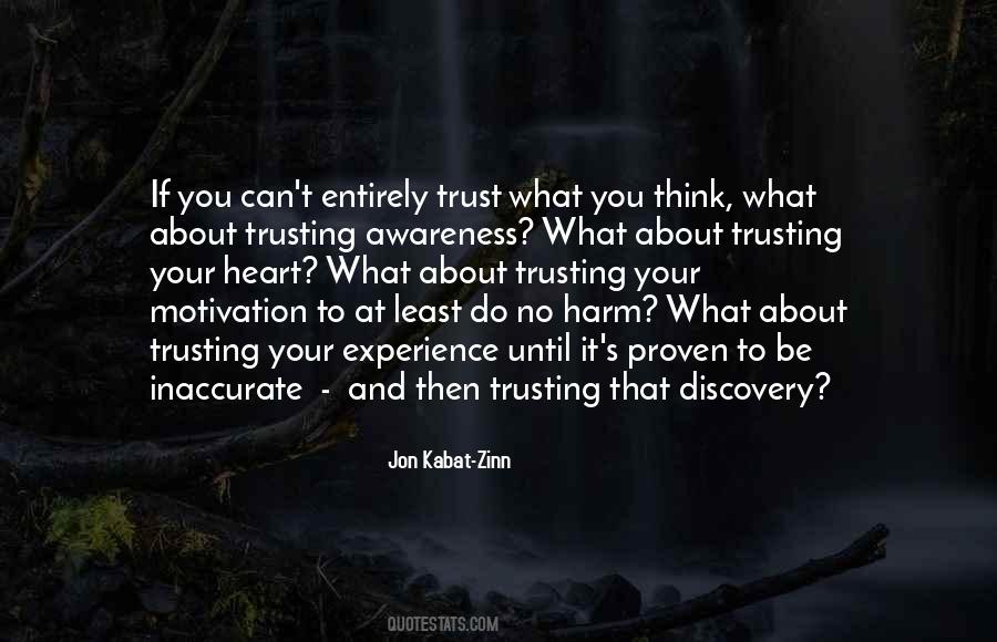 Quotes About Trusting Your Heart #1204089