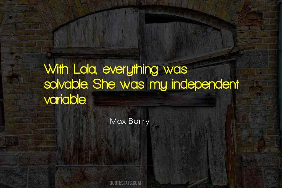 Quotes About Lola #1601791
