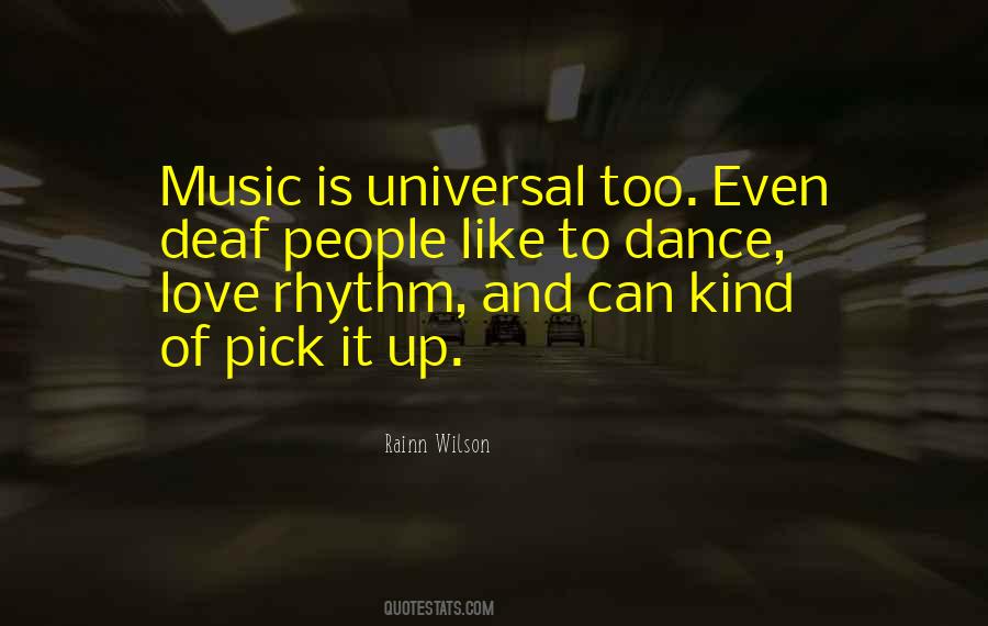 Quotes About Rhythm Of Love #1544074