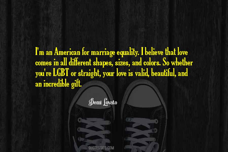 Quotes About Love Marriage Equality #1630563