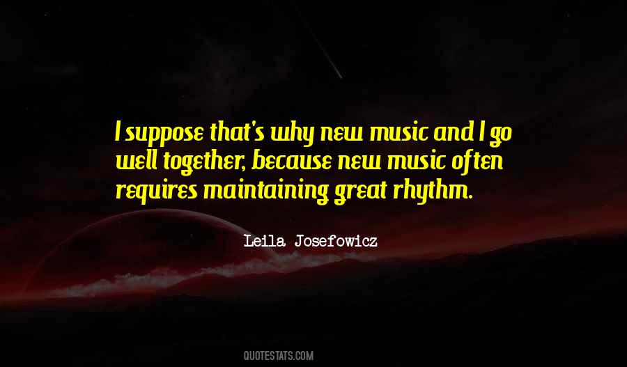 Quotes About Rhythm And Music #1078130