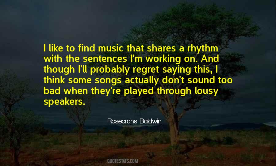 Quotes About Rhythm And Music #708248