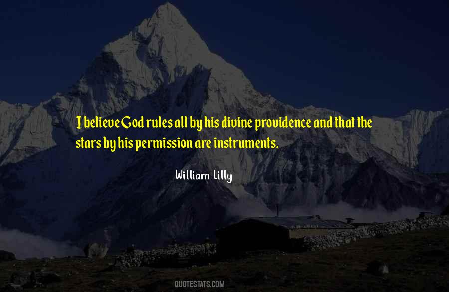 Quotes About God's Providence #171369