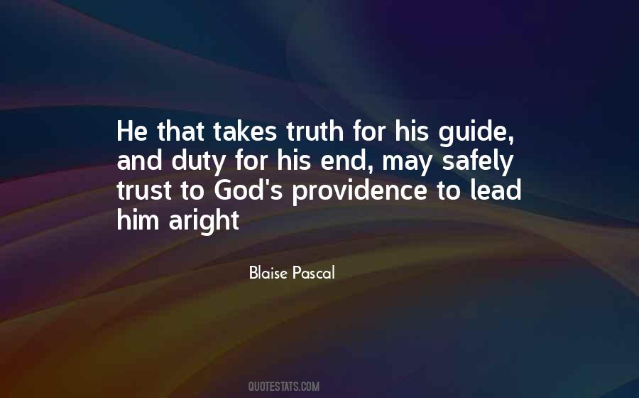 Quotes About God's Providence #1825638