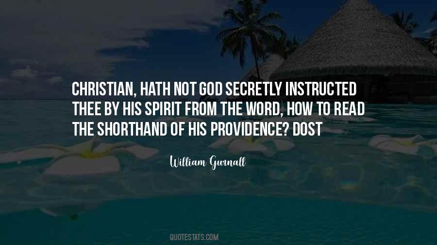 Quotes About God's Providence #575292