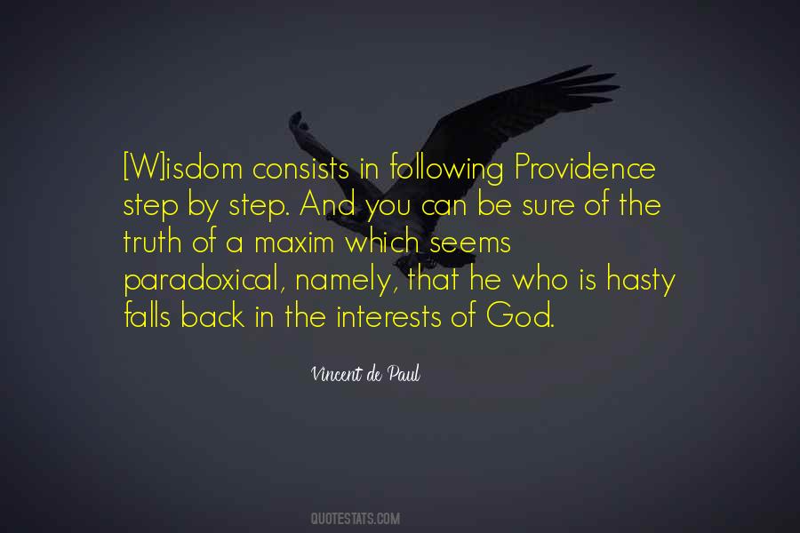 Quotes About God's Providence #712177