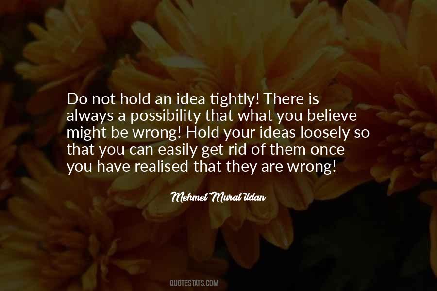 Wrong Idea Quotes #280226