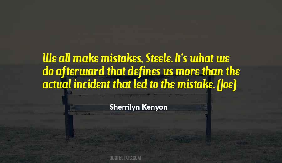 Quotes About We All Make Mistakes #1635730