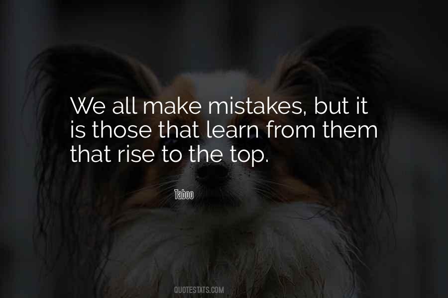 Quotes About We All Make Mistakes #724819