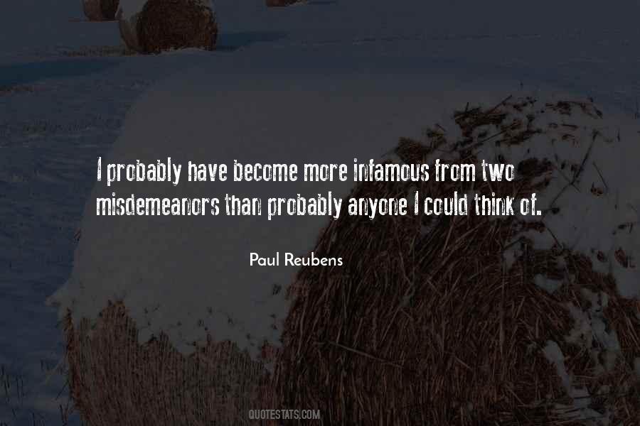 Quotes About Misdemeanors #1570640