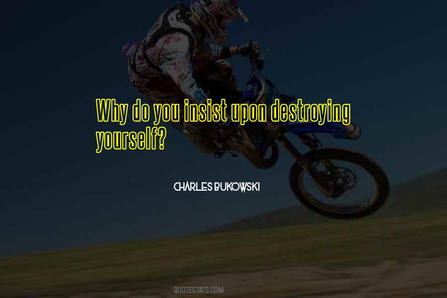 Destroying You Quotes #1360113