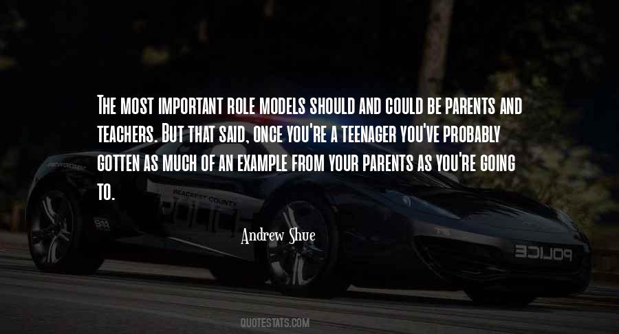 Quotes About Role Models #1504891