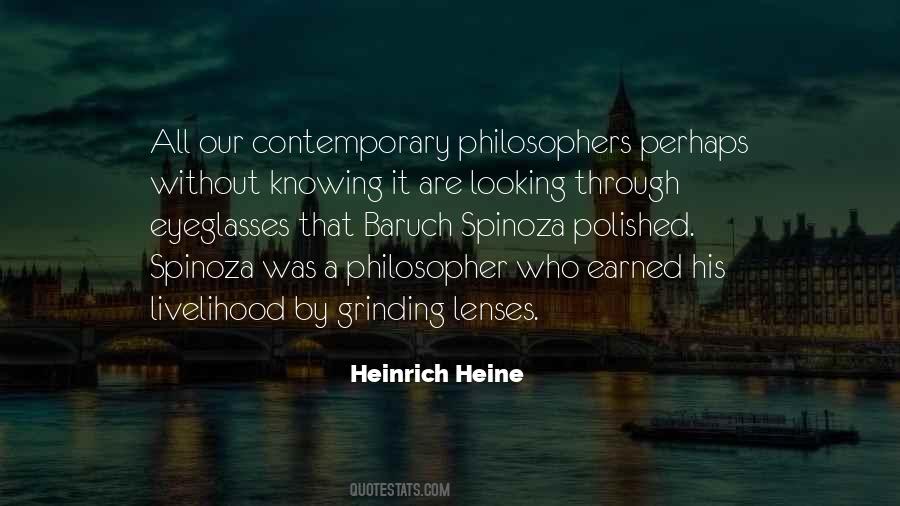 Quotes About Spinoza #1412930