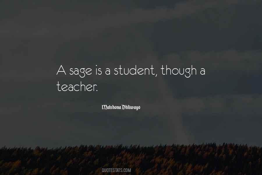 Quotes About Sage #1252605