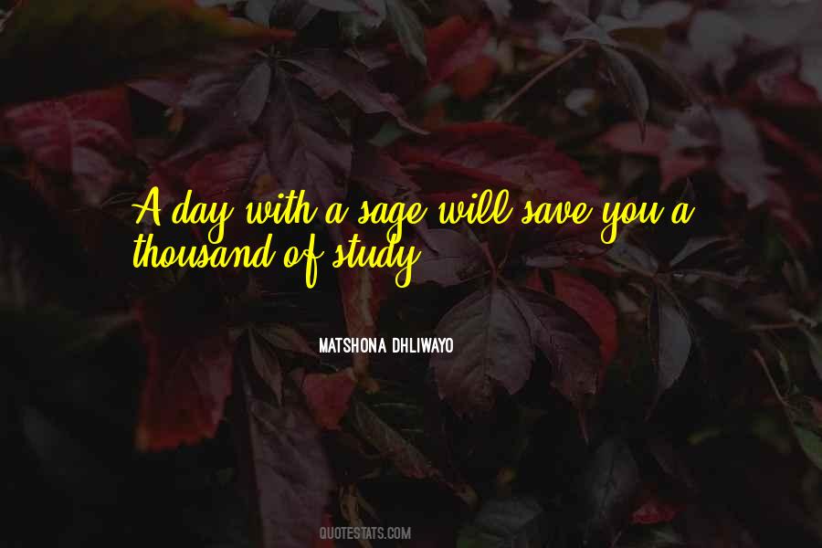 Quotes About Sage #1271176