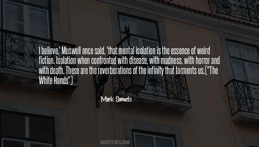 Horror And Death Quotes #22826
