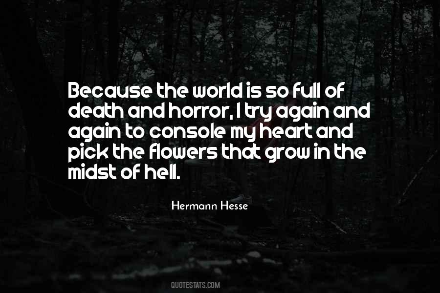 Horror And Death Quotes #504192