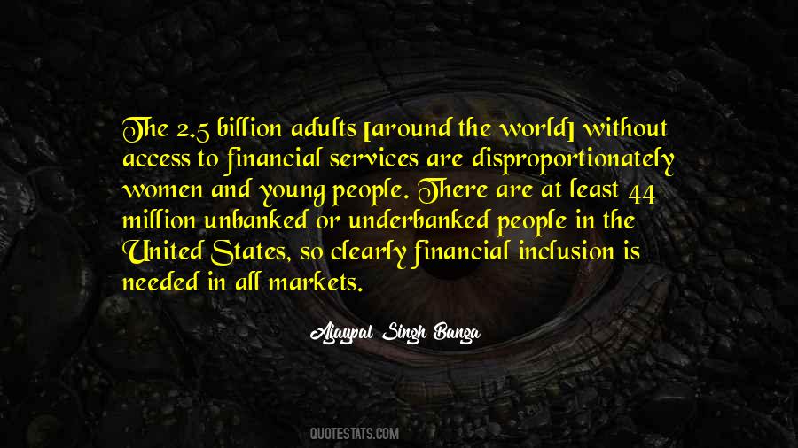 Quotes About Financial Inclusion #1381758