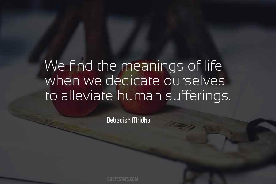 Quotes About Sufferings In Life #106817