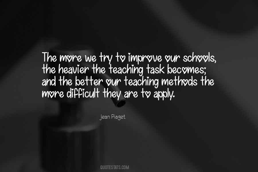 Quotes About Teaching Methods #445234