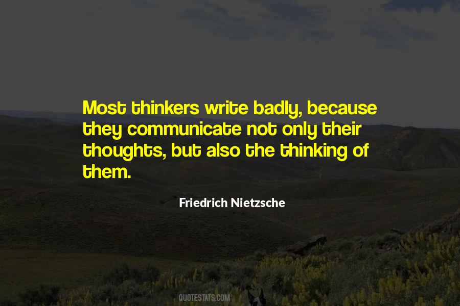 Quotes About Thinking Thoughts #146522