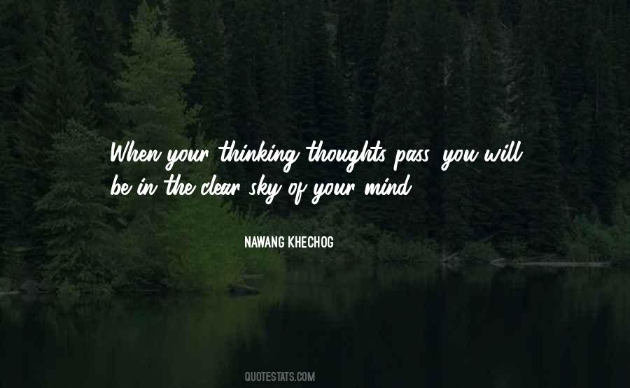 Quotes About Thinking Thoughts #988927