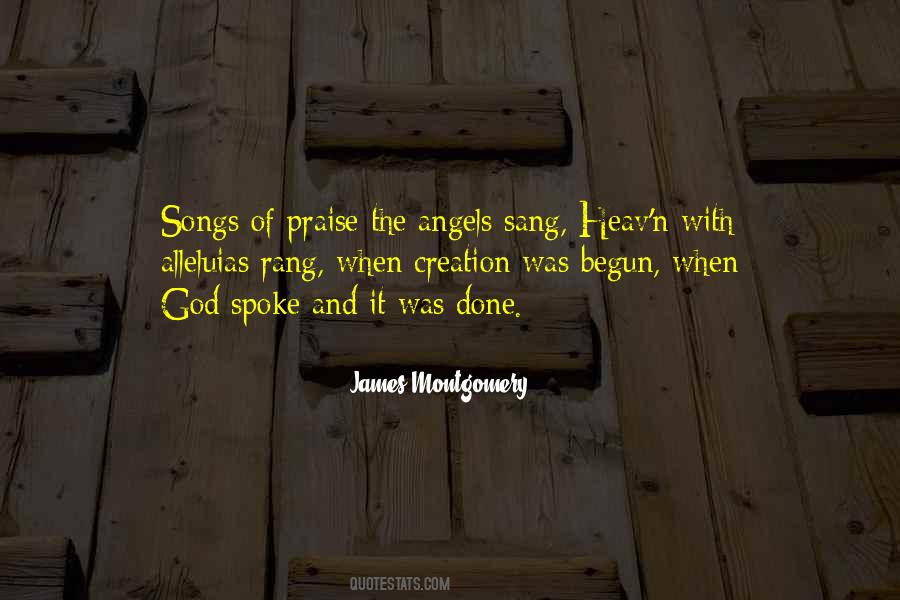Songs Of Praise Quotes #352064