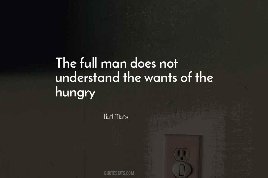 Quotes About Hungry Man #59107