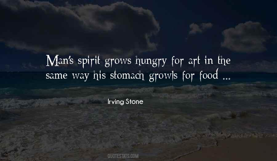 Quotes About Hungry Man #834377