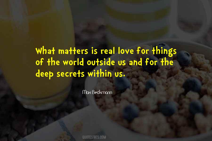 Secrets Of Love Quotes #1526477