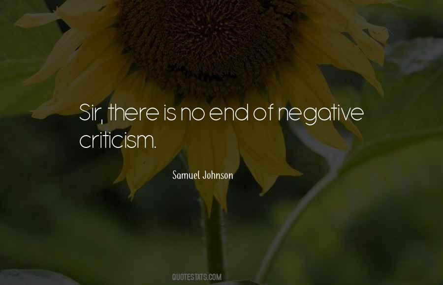 Quotes About Negative Criticism #1701066