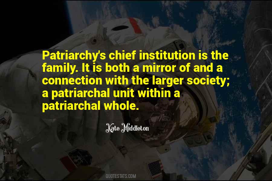 Quotes About Patriarchal #1110088