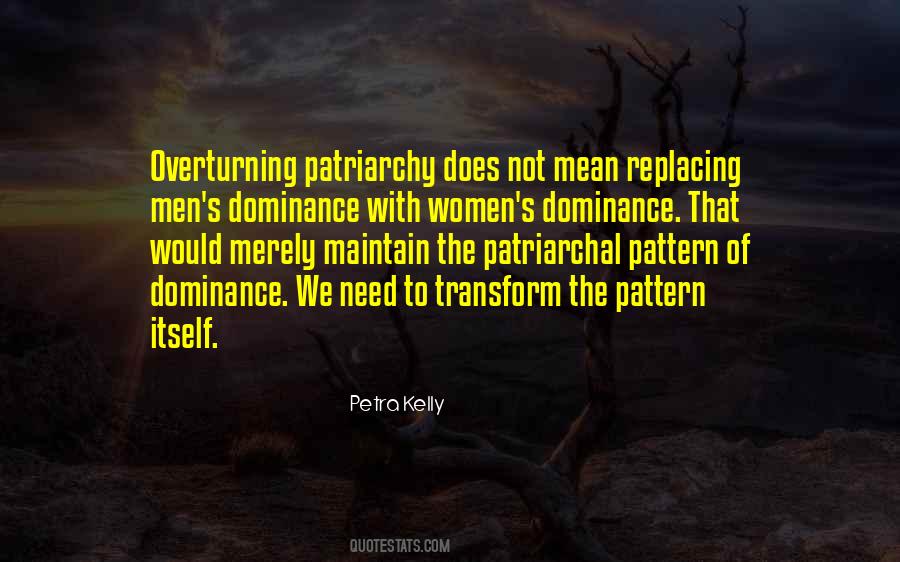 Quotes About Patriarchal #631112