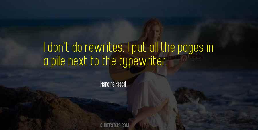 Quotes About Rewrites #1419833