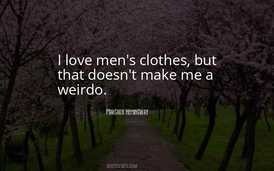 Quotes About Men's Clothes #102506