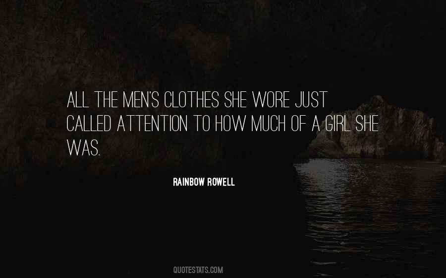 Quotes About Men's Clothes #4762