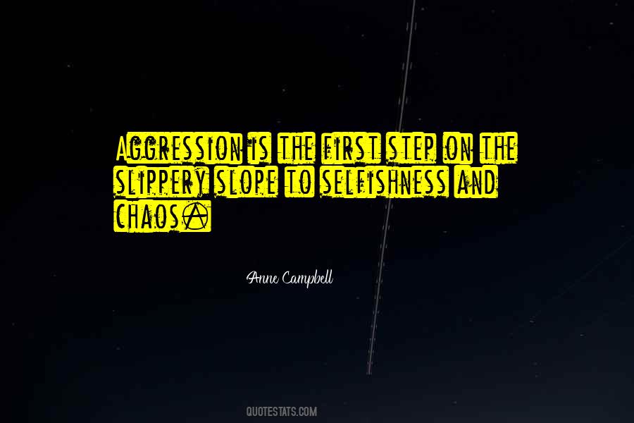 On Aggression Quotes #1185428