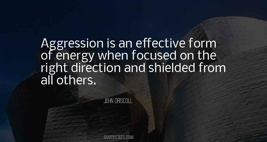 On Aggression Quotes #1236765