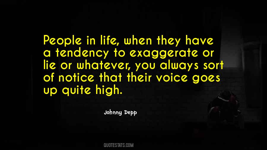 Quotes About High Voice #200239