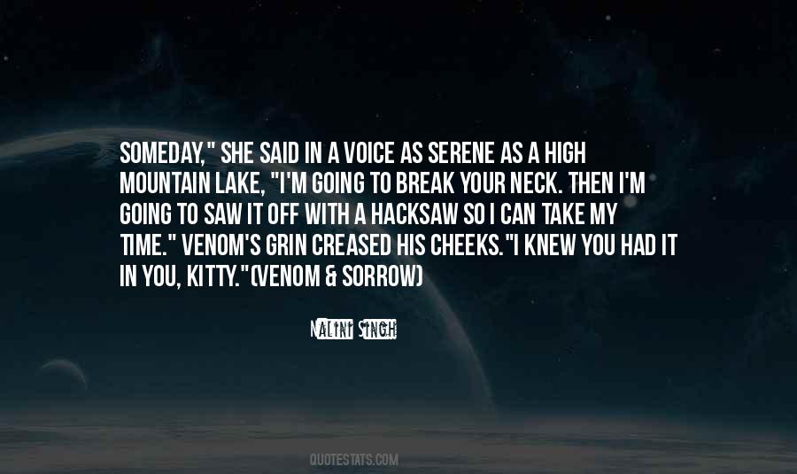 Quotes About High Voice #362634