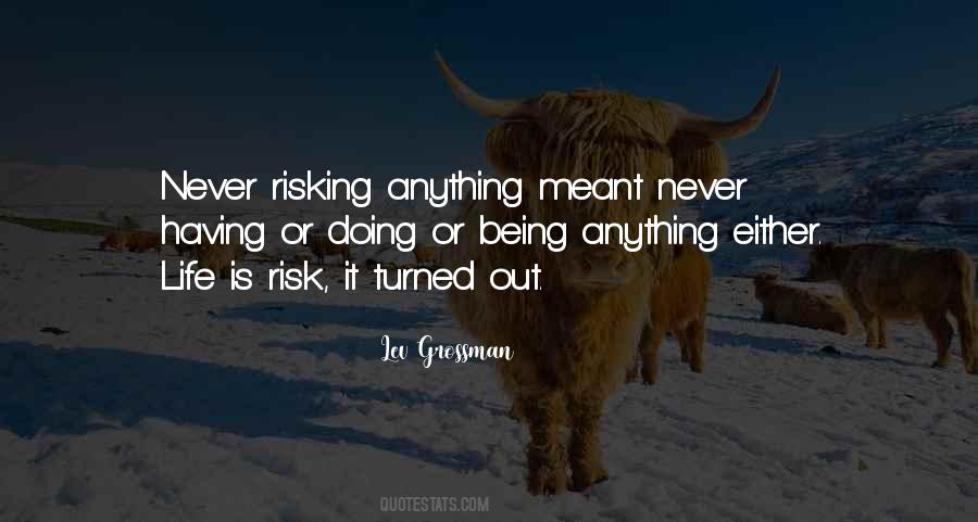 Quotes About Risking Your Life For Others #711346