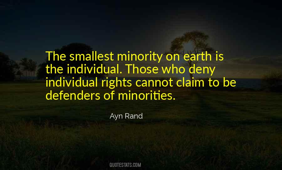 Rights Of The Minority Quotes #1481691