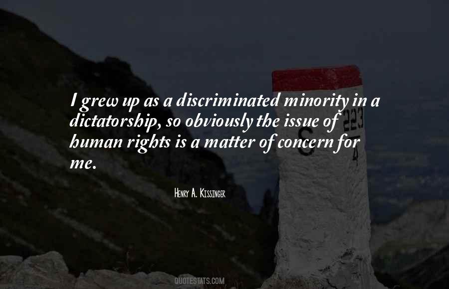 Rights Of The Minority Quotes #705586