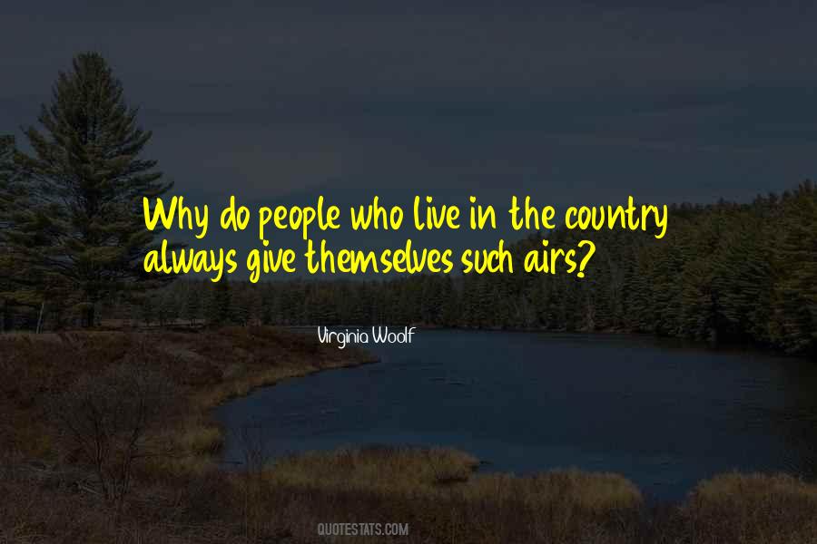 Country Air Quotes #412804