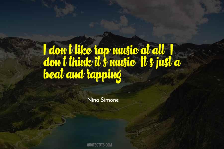 Quotes About Rap Music #1117237